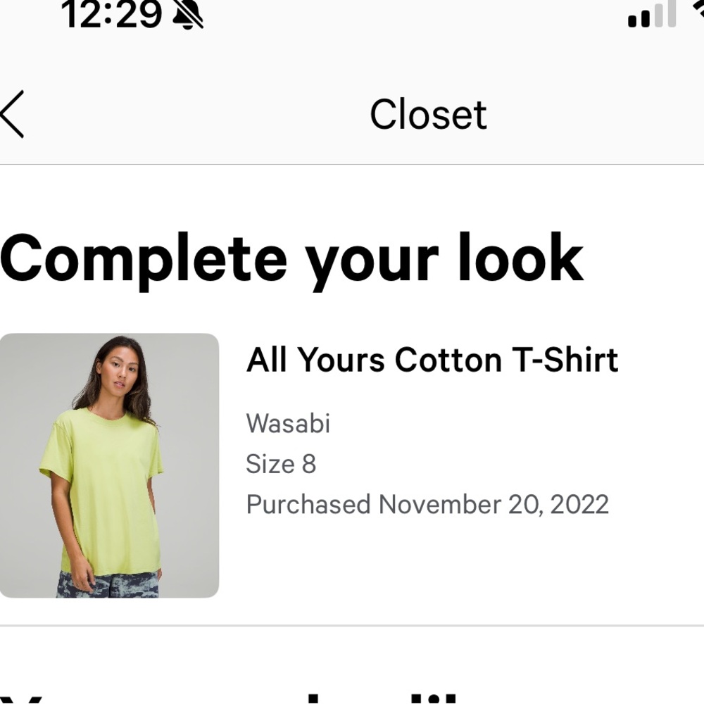 lululemon athletica Wasabi Short Sleeve Tee